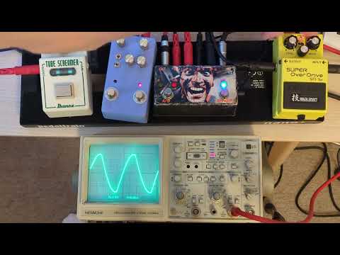 BOSS SD-1 vs Tube Screamer | Waveshapes, Frequency Response and Harmonic Content [NO GUITAR PLAYING]