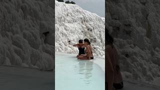 ☀️Pamukkale Turkey  Wonder Of The Nature -Hot Day? #cleopatra #pamukkale #summervibes