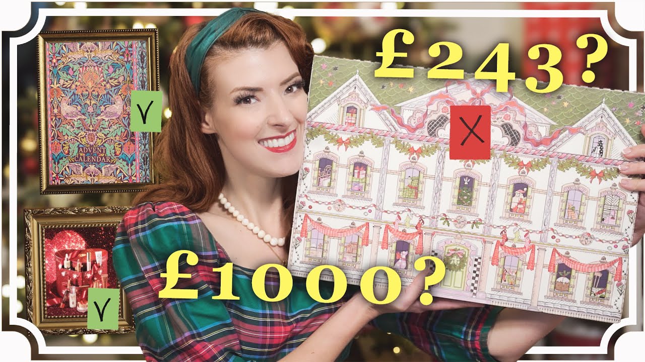 Vintage-y Christmas Advent Calendars: the Good, the Bad and the Nostalgic! 🎄🤶🏻