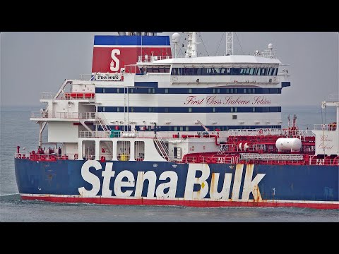"STENA IMPERO" ARRIVES AT ROTTERDAM PORT - 4K SHIPSPOTTING NETHERLANDS NOVEMBER 2022