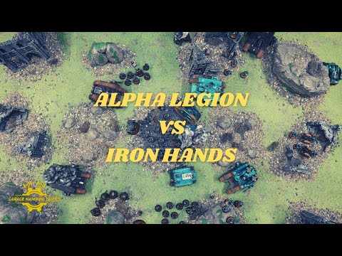 Horus Heresy Warhammer 30k battle report - Alpha Legion vs Iron Hands - 3000pts
