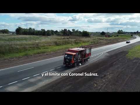 Guaminí: finalizó la obra de repavimentación de la Ruta Provincial Nº85