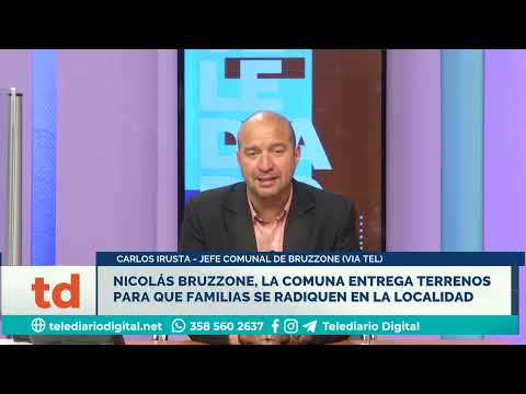 Nicolás Bruzzone, la comuna que entrega terrenos para que las familias se radiquen en la localidad