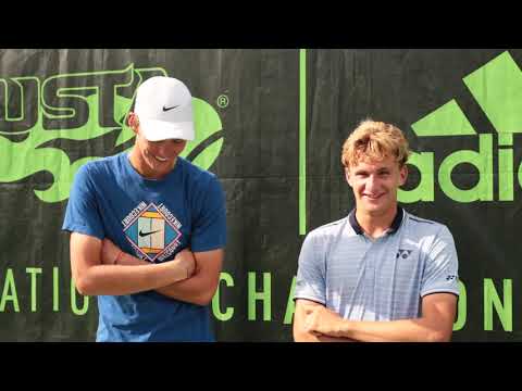 2019 USTA Boys' 18 Doubles Champions - Martin Damm and Toby Kodat