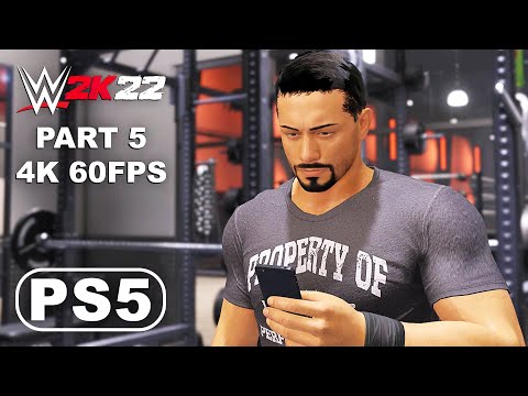 WWE 2K22 MyRise PS5 Gameplay Walkthrough Part 5 - WWE 2K22 Gameplay (4K 60FPS) No Commentary