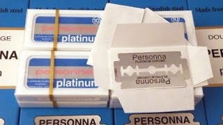 Personna's Platinum's DE's from Bob Shtark (Israeli/v-sharp & smooth)