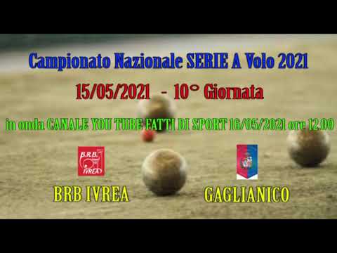 Bocce  Campionato Nazionale Serie A 2021 : Promo BRB Ivrea - Gaglianico