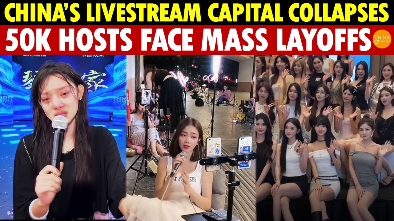 China’s Livestream Capital Collapses: 50K Hosts Face Mass Layoffs, E-Commerce Crashes