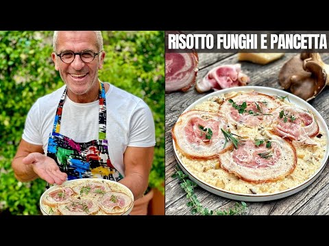 RISOTTO FUNGHI e PANCETTA CREMOSO | Ricetta di Chef Max Mariola