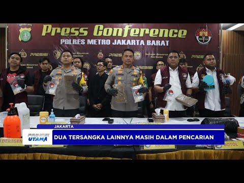 POLRES JAKARTA BARAT BONGKAR PABRIK TEMBAKAU SINTETIS