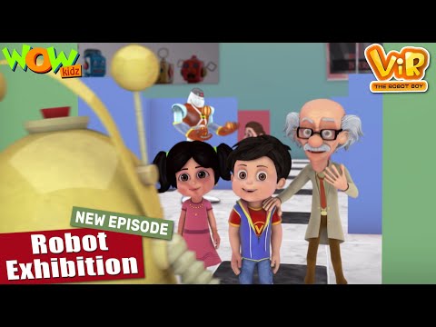 Vir The Robot Boy New Episodes | Robot Exhibition | Hindi Cartoon Kahani | Wow Kidz