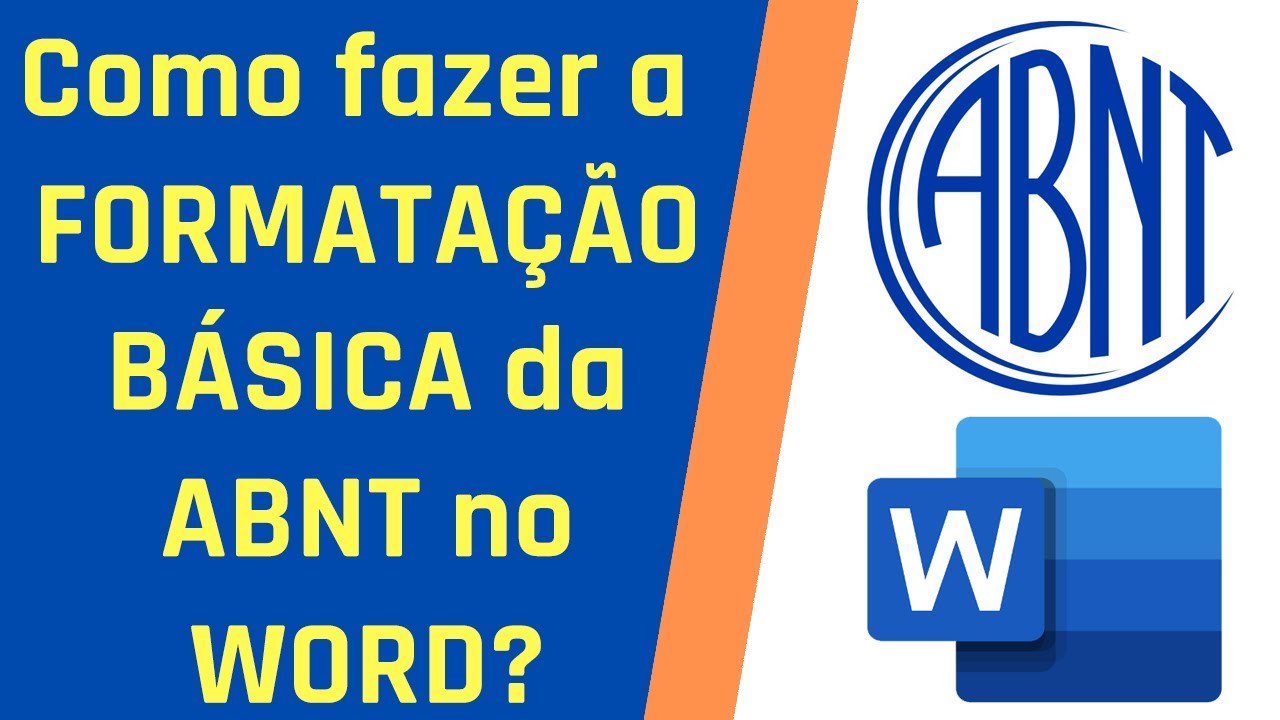 Como fazer a NORMALIZAÇÃO / FORMATAÇÃO BÁSICA da ABNT no WORD (2021) ?