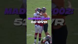 Tom Brady’s Rating In Every Madden #madden #tombrady #nfl #shorts