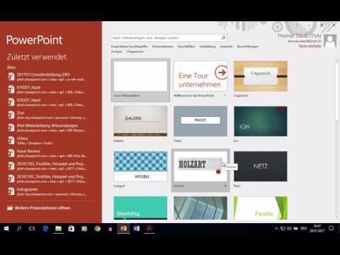 Powerpoint 2016 Windows: 11 Einleitung Programmoberflaeche