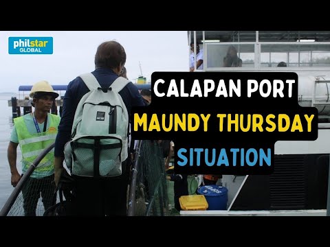 Calapan Port, Oriental Mindoro patuloy na dinadagsa ng mga pasahero ngayong Huwebes Santo