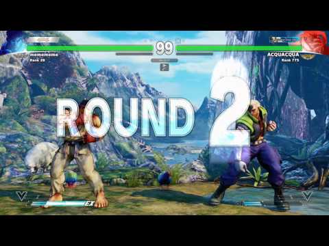 SFV~ Ryu (MCZ Daigo Umehara) vs. Nash (ACQUACQUA) HD 9