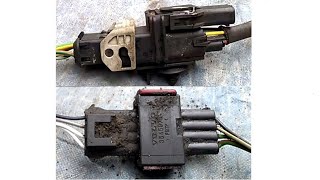 Volvo S60 V70 Turbo oxygen O2 sensor connector (front and rear) 2001-2009