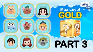 Disney Emoji Blitz GOLD Emojis (Part 3) - Max Level