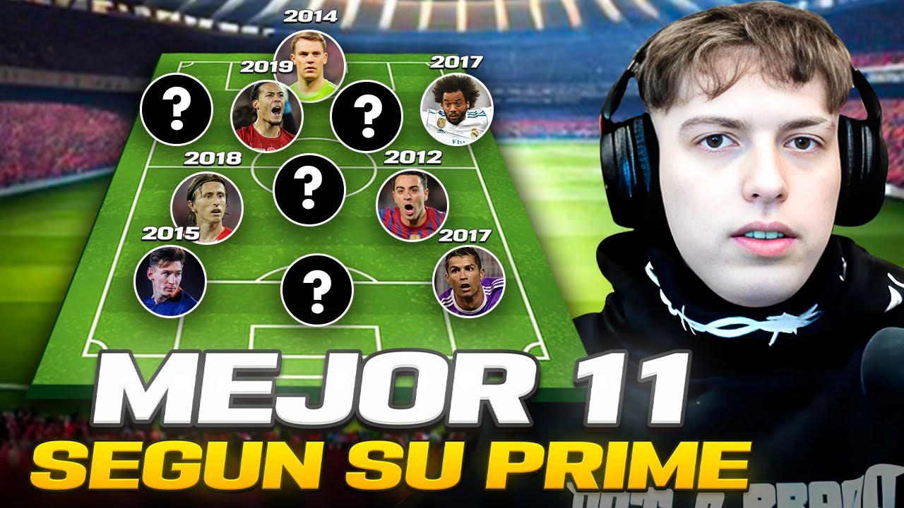 EL MEJOR 11 DE LA EPOCA SEGUN EL PRIME DE CADA JUGADOR (2010-2024)