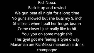 RichNixxa Ft. Nate J - Back it up (Rewind) /W/ Lyrics