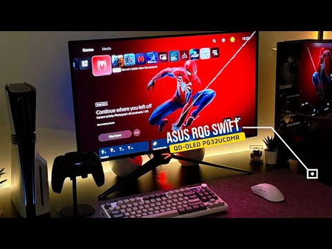 The Perfect QD-OLED Gaming Monitor (ROG PG32UCDMR) Unboxing + Gameplay 