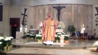 Fr. Kaz Singing Hallelujah during Easter Vigil & Easter Masses at Queen of Peace