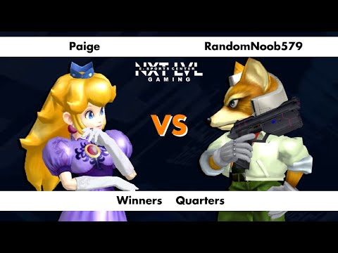 NXT LVL Gaming 6 - Winners Quarters - Paige (Peach) vs RandomNoob579 (Fox) - SSBM Smash Melee