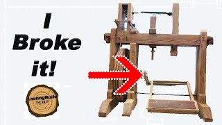 I broke my new lathe! | Woodturning