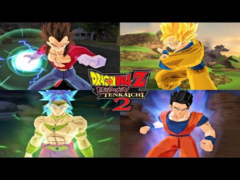 Dragon Ball Z Budokai Tenkaichi 2 - All Ultimate Attacks (4K 60FPS)