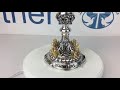 Four Evangelists Chalice and Paten with Swarovski Crystals - Item 175A