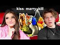 Kiss Marry Kill Cartoon Edition