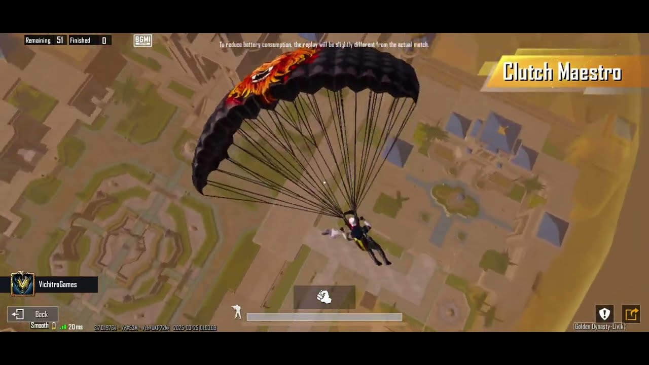 BGMI highlights clutch dominator