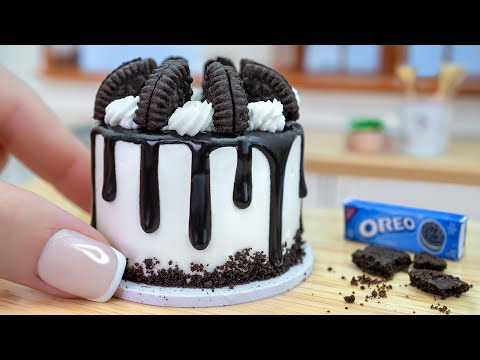 Satisfying Miniature Delicious Oreo Cream Cake Very Easy To Make 🍰 Mini Yummy Design for Cake Lover
