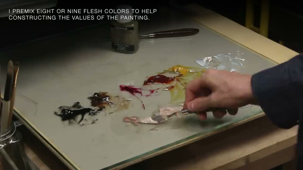 Oil painting tutorials by Florent Farges Videos