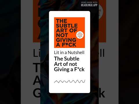 You want to listen to the full episode; subtle art of not giving a f*ck #podcast #books #reading