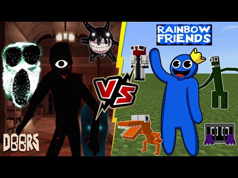 Roblox Rainbow Friends VS Roblox Doors Monsters