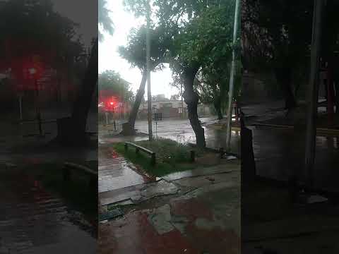 Lluvia y tormenta con fuertes ráfagas de viento en Las Heras, Mendoza 30/01/2026 15:48 hs