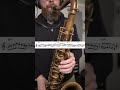 Barry Harris Inspired Line over the first 4 of Cherokee in Db! #saxophone #jazz #jazzlesson