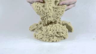 Космический песок, песочный, желтый, пластичный, + формочка, 0,3кг