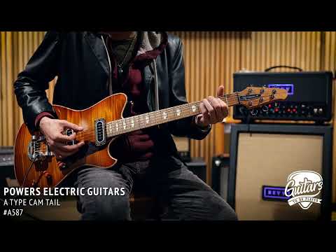 Powers Electric A-Type Select Maple Partial Faraday CamTail – Sweet Tea Orange image 10