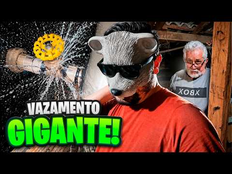 FOMOS ARRUMAR AS FERRAMENTAS E A CAIXA D'ÁGUA EXPLODIU?!