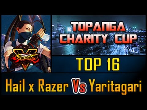 SFV - Topanga 5v5 Charity Cup - Hail x Razer Vs Yaritagari - Top 16 (Daigo, Eita, Xian)
