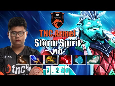 Storm Spirit Mid | TNC.Armel | ARMEL STORM TOO STRONG BULLY MID | 7.29d Gameplay Highlights