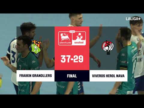 34ª Liga Plenitude ASOBAL J01: Fraikin BM. Granollers - Viveros Herol BM. Nava 37-29