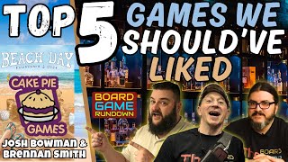Top 5 Games We Should Have Liked But Didn't With Cake Pie Games | WHISKEY WEDNESDAY LIVE @ 8!