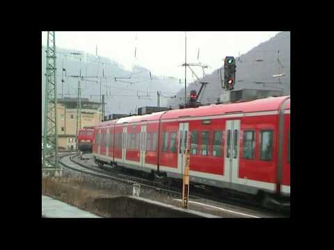 Ein typischer Novembertag 2003 am Bahnhof Geislingen/ Steige