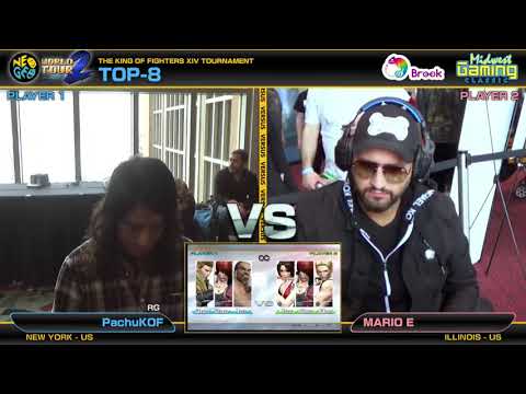 PachuKOF vs Mario E - KOF XIV Neo Geo World Tour Season 2 Milwaukee Stop TOP-8