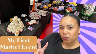 VLOG | Holiday Market | Selling Bath Bombs | First Vendor Event