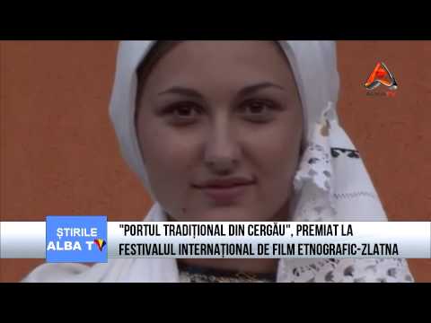 PORTUL TRADITIONAL DIN CERGAU, PREMIAT LA FESTIVALUL INTERNATIONAL DE FILM ETNOGRAFIC ZLATNA