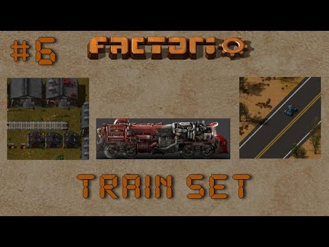 Factorio: Train Set Ep6: Iron Mining Facility/Outpost! - Multiplayer Train Gameplay, Lets Play